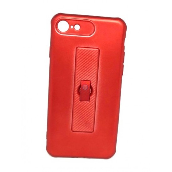 CAPA DE SILICONE MOTOMO COM ANEL DE DEDO PARA XIAOMI REDMI MI5 RED